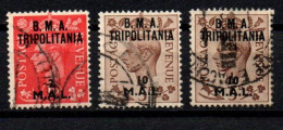 1948 - Italia Regno - Occupazione Inglese - Tripolitania 2 + 7 X 2    Soprastampati   ---- - Tripolitaine