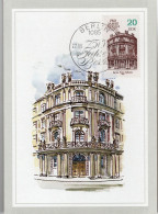 CARTOLINA MAXIMUM GERMANIA 1987 750 ANNIVERSARIO BERLINO PALACE EPHRAIM GERMANY Postcard  DEUTSCHLAND Ansichtskarten - Maximumkarten (MC)