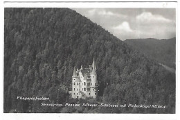 Semmering Fliegeraufnahme Pension Silberer-Schlössel Mit Pinkenkogel 1941 Aushilfsstempel? Semmering - Semmering