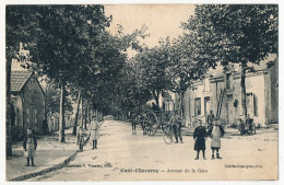 CPA - COUR-CHEVERNY (Loir Et Cher) - Avenue De La Gare - Cheverny