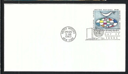 NATIONS-UNIES 1963: FDC, LSC Entier De 5c De New-York - Briefe U. Dokumente