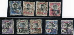 CANTON 9 Timbres - Usati