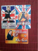 Johnny English 3 Xl-Call Cards Used - [2] Prepaid & Refill Cards