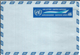 NATIONS-UNIES (GE) P.A. Ca.1969: Aérogramme Entier De 0,65FS Neuf - Aéreo