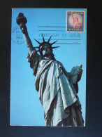 Carte Maximum Card Statue De La Liberté Liberty USA 1954 - Cartes-Maximum (CM)