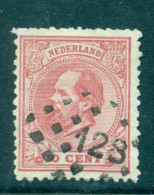 Nederland 1872 Koning Willem III 10 Ct Rood NVPH 21 Gebruikt - Gebruikt