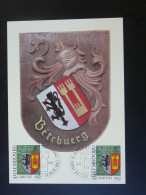 Carte Maximum Card Armoiries Coat Of Arms Luxembourg Caritas 1982 (ex 1) - Maximumkarten