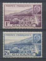 GUYANE 1941 N° 172/173 ** Neufs MNH Superbes C 2.50 € Vue De Cayenne Pétain - Neufs