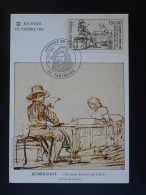 Carte Maximum Card Tableau De Rembrandt Painting Journée Du Timbre Pontarlier 25 Doubs 1983 - Rembrandt