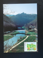 Carte Maximum Card Pont Bridge Luxembourg Europa 2004 - Maximumkarten