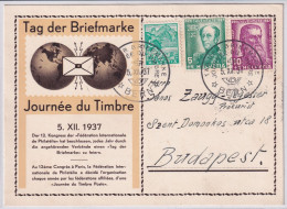 1937 - Suisse - Tag Der Briefmarke - Journeé Du Timbre - Michel 271, 314-315 Mit Sonderstempel BERN - Giornata Del Francobollo