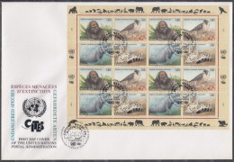 Action !! SALE !! 50 % OFF !! ⁕ UN 1993 Genf SWITZERLAND ⁕ Fauna - Endangered Species ⁕ XXL FDC Cover - Covers & Documents