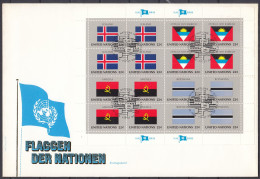 Action !! SALE !! 50 % OFF !! ⁕ UN 1986 - FLAGGEN Der NATIONEN / FLAGS Of The NATIONS ⁕ XXL FDC Cover - Covers & Documents