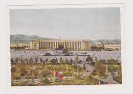 Mongolia Mongolei Mongolie Ulaanbaatar Sukhe-Bator Square With Mausoleum View 1960s Soviet USSR Photo Postcard (66627) - Mongolei