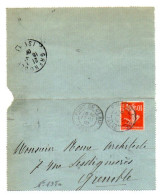 TB 4412 - 1900 - Carte Lettre - M. L. DEVILLE De MARIGNY à PONT - DE - CLAIX Pour M. ROME Architecte à GRENOBLE - 1877-1920: Semi-moderne Periode