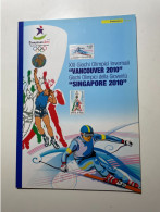 2010 Folder XXI Olimpiadi Invernali Vancouver E Gioventu' Singapore Olympics - Folder