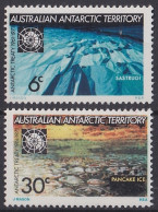 F-EX44801 AUSTRALIAN ANTARCTIC TERRITORY MNH 1971 POLAR MARINE WILDLIFE SASTRUGI PANKAKE ICE.  - Other & Unclassified