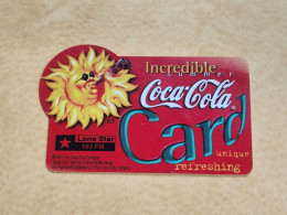 Coca Cola Card-INCREDIBLE-music-(1)-(09734576)-(28/8/1997)-good Card+1card Prepiad Free - Articles Ménagers