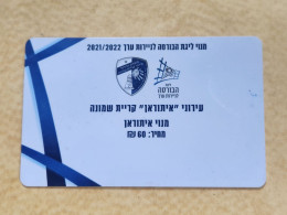 ISRAEL-Urban-"Ituran"Kiryat-Shmona Subscription For (1) Year-2021-2022 Annual Subscription Cost NIS 60-good Card+1card F - Apparel, Souvenirs & Other