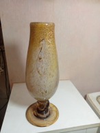 Vase Ancien Clichy Pate De Verre Hauteur 36 Cm Diamètre 14 Cm - Vazen