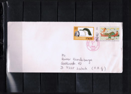 Palau 1986 Bird Interesting Postal Stationery Letter - Palau