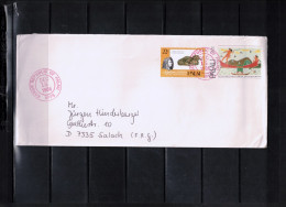 Palau 1986 Bird Interesting Postal Stationery Letter - Palau