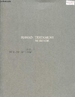 Testament Nomade - Dédicace De L'auteur. - Hawad - 1989 - Livres Dédicacés