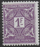 SOUDAN FRANCAIS 1931 TAXE 18** SANS CHARNIERE NI TRACE - Neufs