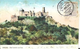 Portugal & Marcofilia, Cintra, Real Castello Da Pena, Chiffre Taxe, Lisboa A Paris 1905 (8876) - Covers & Documents