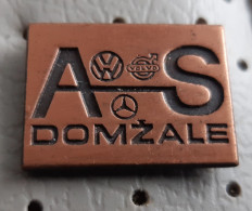 Volvo, Volkswagen VW , Mercedes  Car Logo Service AS Domzale Auto Saloon Slovenia Pin - Mercedes