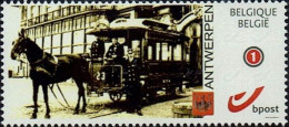 DUOSTAMP** / MYSTAMP** - Tramway à Chevaux Anvers / Paardentram Antwerpen / Pferdebahn Antwerpen - Tram