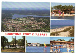 Soustons Port D'Albret - Vue Aérienne - Village Vacances - Océan - Centre Nautique - Camping L'Aiial - Soustons