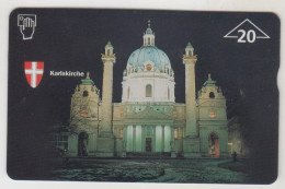 AUSTRIA - Grundig - Karlskirche , F20,  Tirage 2.000, 05/96 - Oesterreich