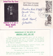IRELAND 1967 FDC COVER TO UK - Lettres & Documents