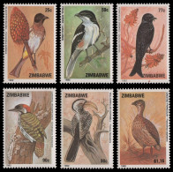 Simbabwe 1992 - Mi-Nr. 482-487 ** - MNH - Vögel / Birds - Zimbabwe (1980-...)