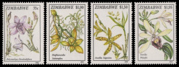 Simbabwe 1993 - Mi-Nr. 510-513 ** - MNH - Orchideen / Orchids - Zimbabwe (1980-...)