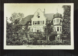 DR: AK Von Melsungen A. D. Fulda Mit Touristenhaus "Lindenlust" 25.8.1921 Mit 40 Pf. Germania Knr.: 145 BM Mit X Entwert - Melsungen