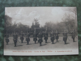 EECLOO - INST. ND AUX EPINES - PAVILLION ST. PAUL - GYMNASTIQUE EN PLEIN AIR 1919 - Eeklo