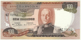 Angola - 100 Escudos - 24.11.1972 - Pick: 101 - Unc. - Serie NZ - Marechal Carmona - PORTUGAL - Angola