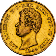 Italie - Royaume De Sardaigne 20 Lire Charles Albert 1849 Gênes - Piémont-Sardaigne-Savoie Italienne
