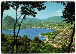 Lugano-Castagnola - Panorama Col Monte S. Salvatore - Agno