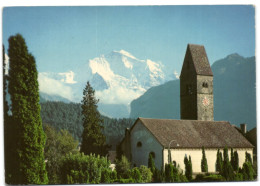 Kirche Unterseen Mit Jungfrau - Unterseen