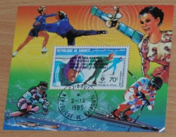 DJIBOUTI 1984, Olympic Games - Sarajevo, Sports, Mi #B96, Souvenir Sheet, Used - Winter 1984: Sarajevo