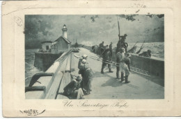 CPA  Carte Postale UN SAUVETAGE EN MER   ( Boyle )  1909 - Catastrophes