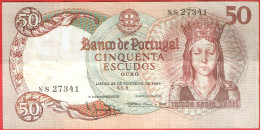 Portugal - Billet De 50 Escudos - Elisabeth D'Aragon - 28 Février 1964 - P168 - Portugal