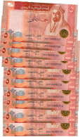 Jordan 10x 5 Dinars 2022 (2023) UNC - Jordanië