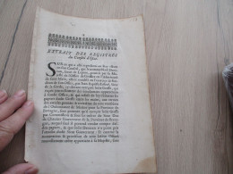 M45 Extrait Des Registres Du Conseil D'Etat 26/01/1692 Louis Colbert Marine Commerce Lepine/Jaffier Bretagne St Malo - Decreti & Leggi