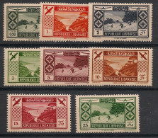 GRAND LIBAN - 1936 - PA N°YT. 49 à 56 - Série Complète - Neuf ** / MNH / Postfrisch - Luftpost