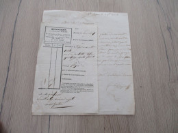 Roulage Lettre De Voiture Montpellier Pour Sommières Messageries Bimar 1834+ LAS Autographe Pour Paiement Par Diligence - Transports