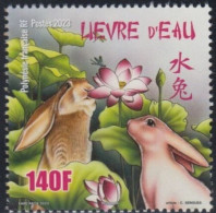 FRENCH POLYNESIA 2023 CULTURE Chinese New Year Of The RABBIT - Fine Stamp MNH - Ongebruikt